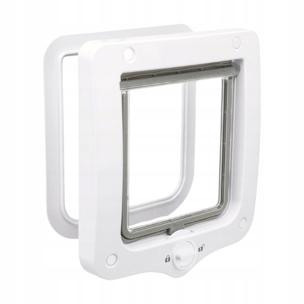 Levně Trixie Dveře pro kočky 4-Way tunel Bílé 24x28 cm