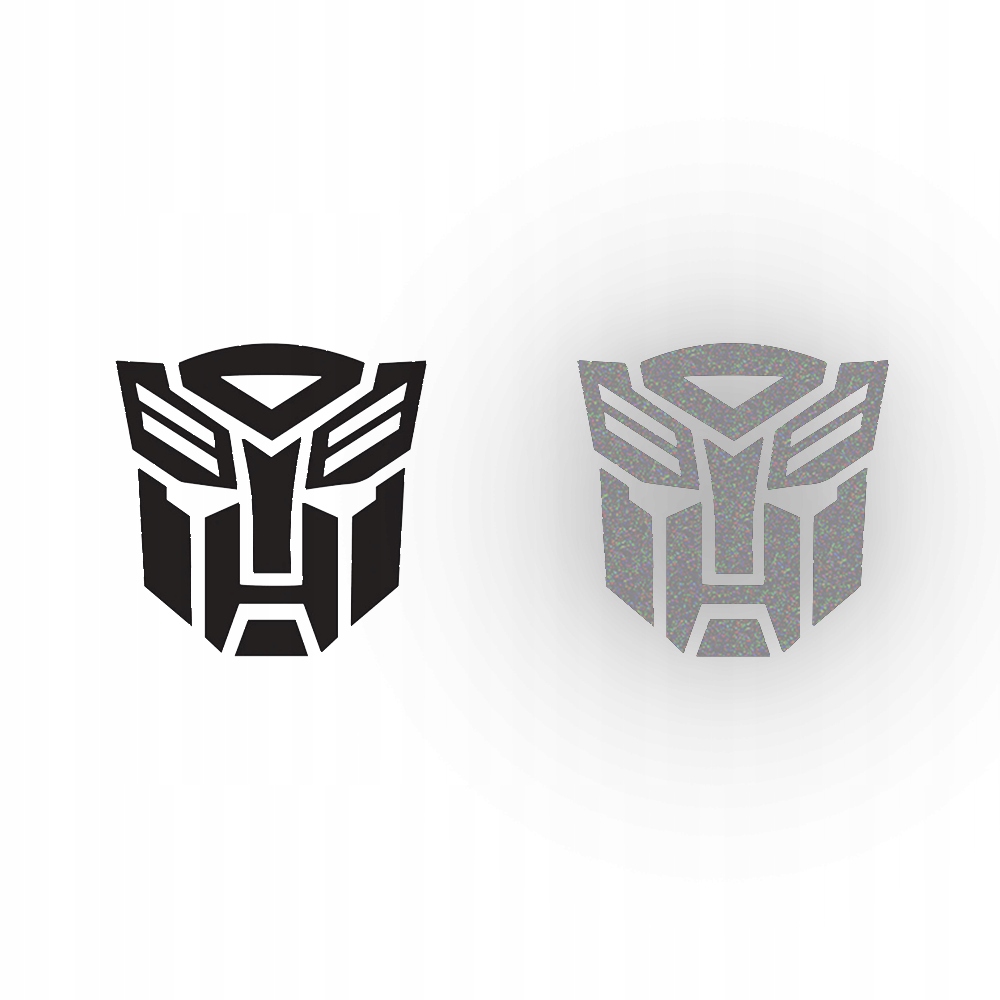 TRANSFORMERS MASKA - Naklejka na samochód na auto - ODBLASKOWA