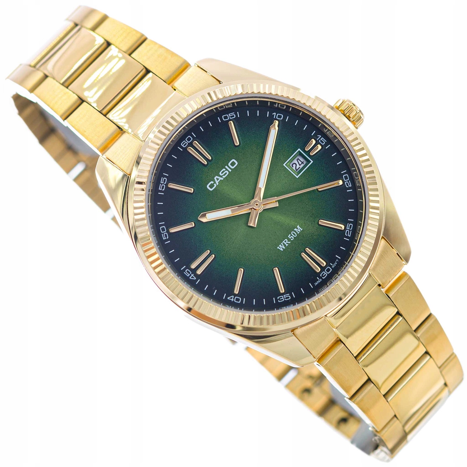 Pánské Hodinky Casio MTP-1302PGC-3AVEF Klasický Náramek Datumovka 50 M
