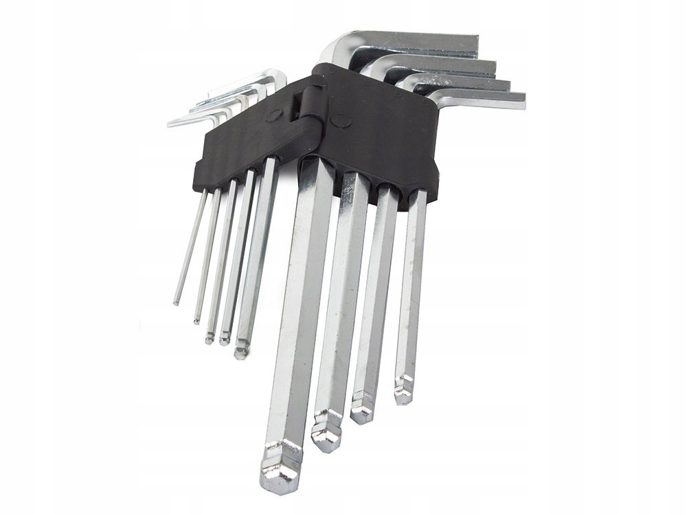 Klucze imbusowe imbusy kulowe zestaw 9 el 1,5-10 ZWY Kod producenta 11284_rozz_gabB_okz