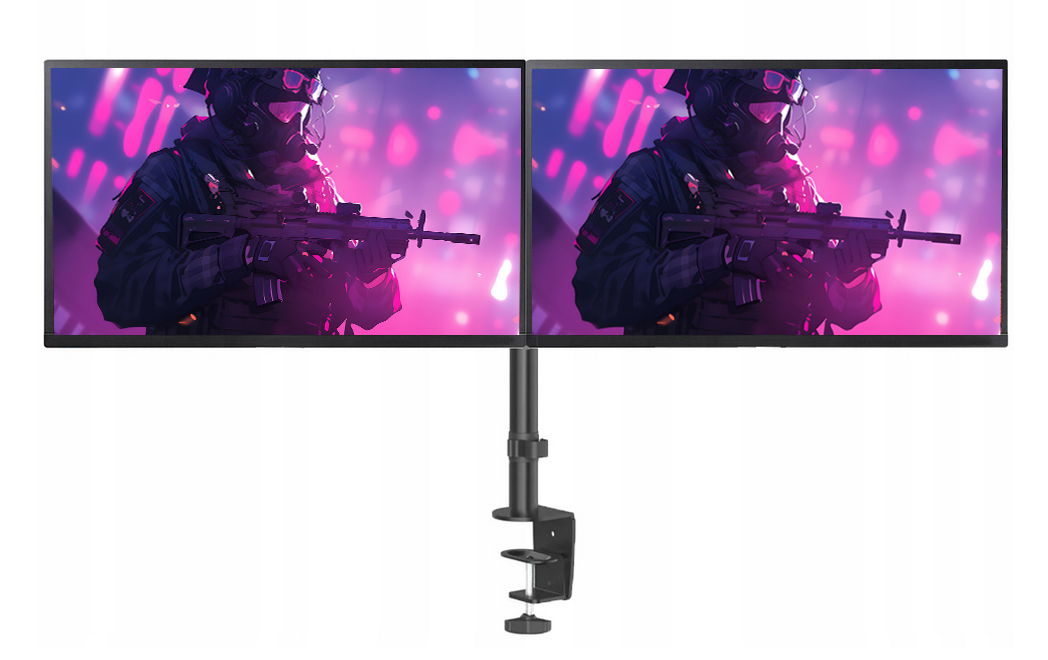 KOMPLET ZESTAW WYDAJNE 2 MONITORY 24" + KABLE FHD + UCHWYT EAN (GTIN) 4058154110089