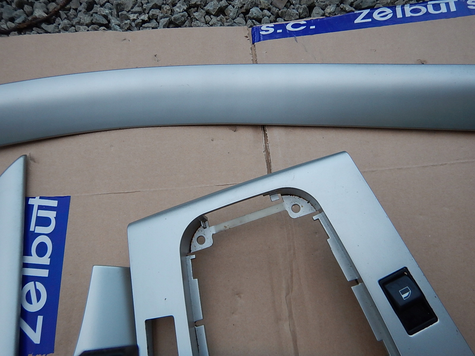 BMW E46 LIFT decorative trim silver consoles door