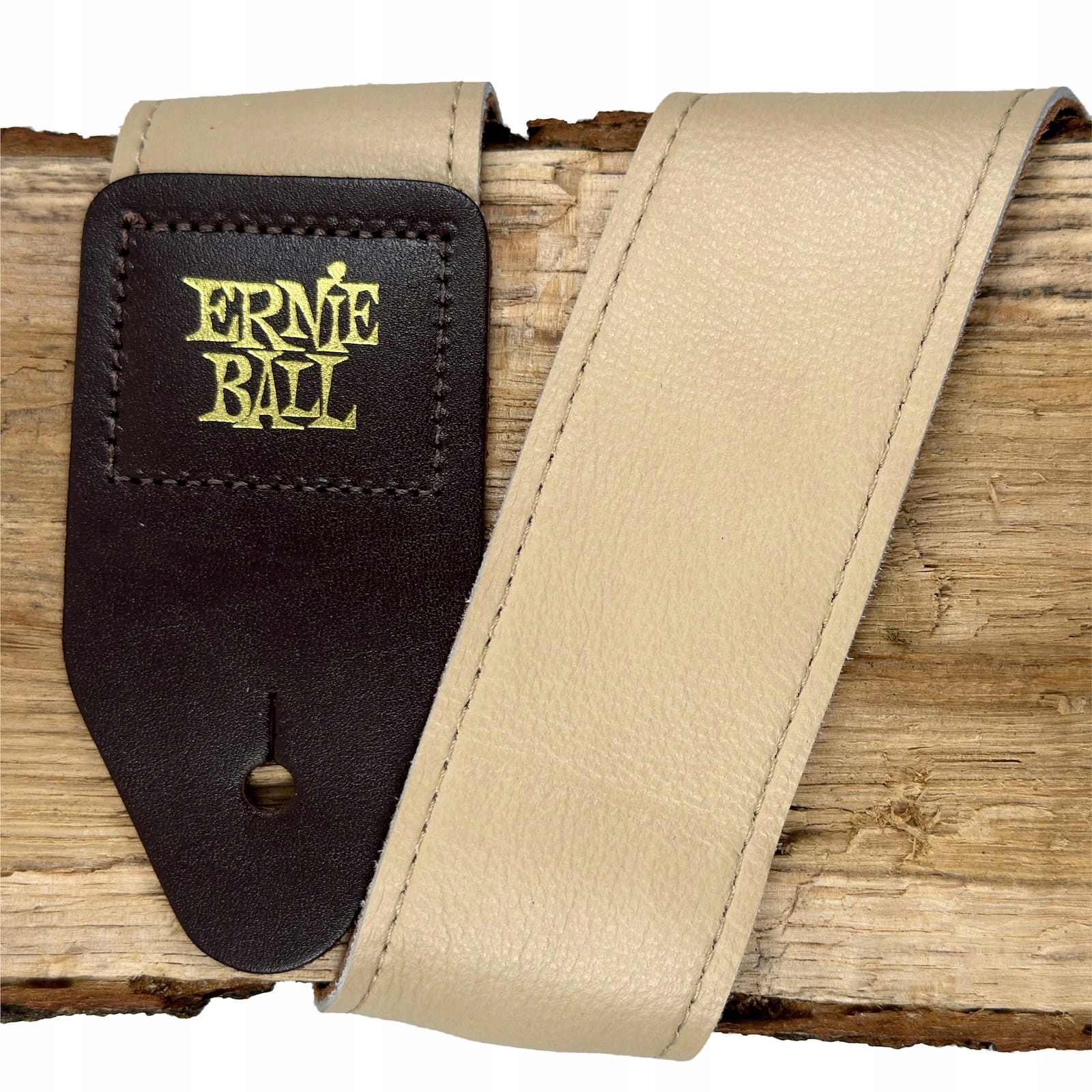 Ernie Ball Italian Leather Tan kožený pásek na kytaru