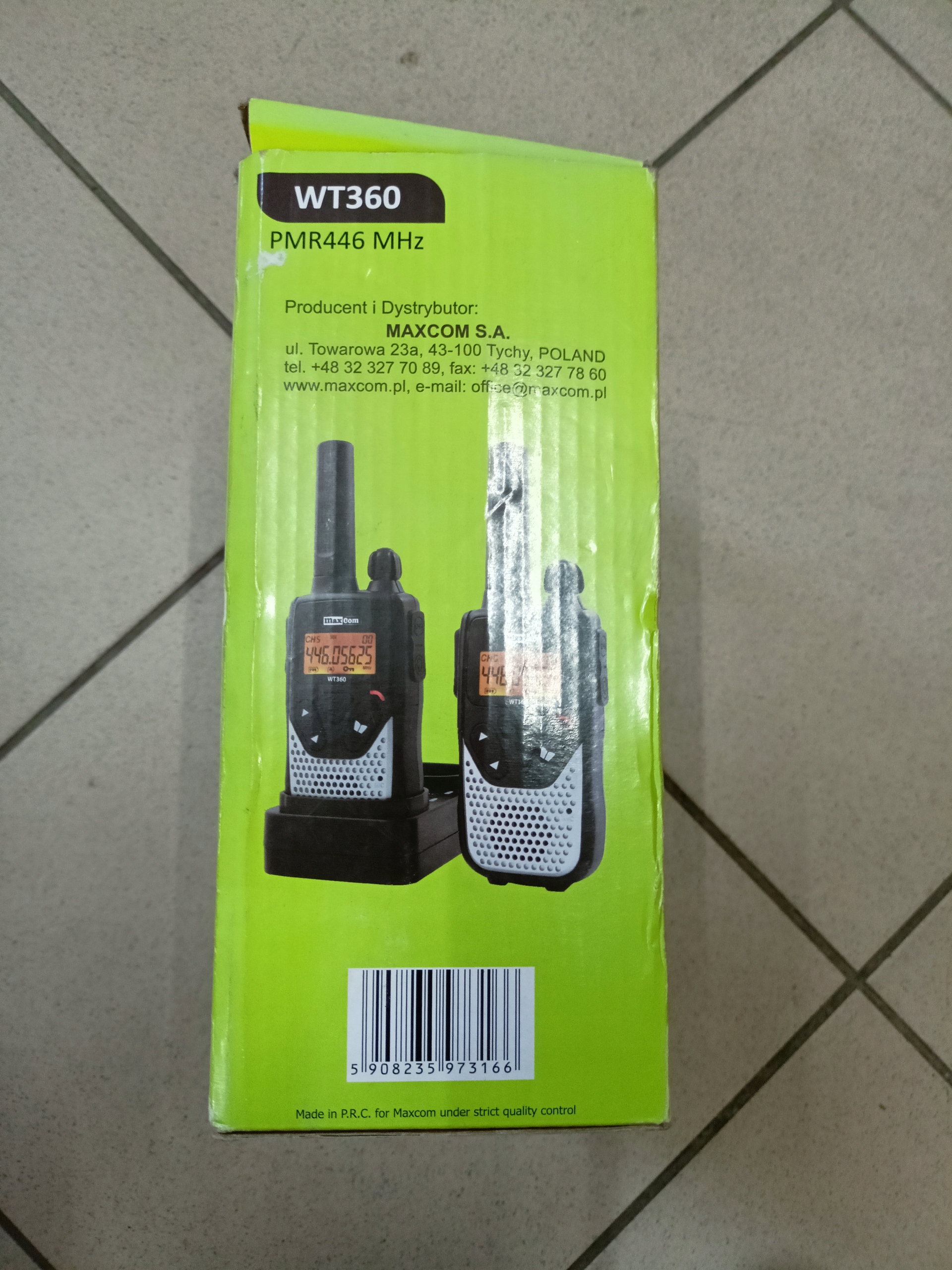 RADIOTELEFON MAXCOM WT360 PMR446 MHZ Producent części Inny