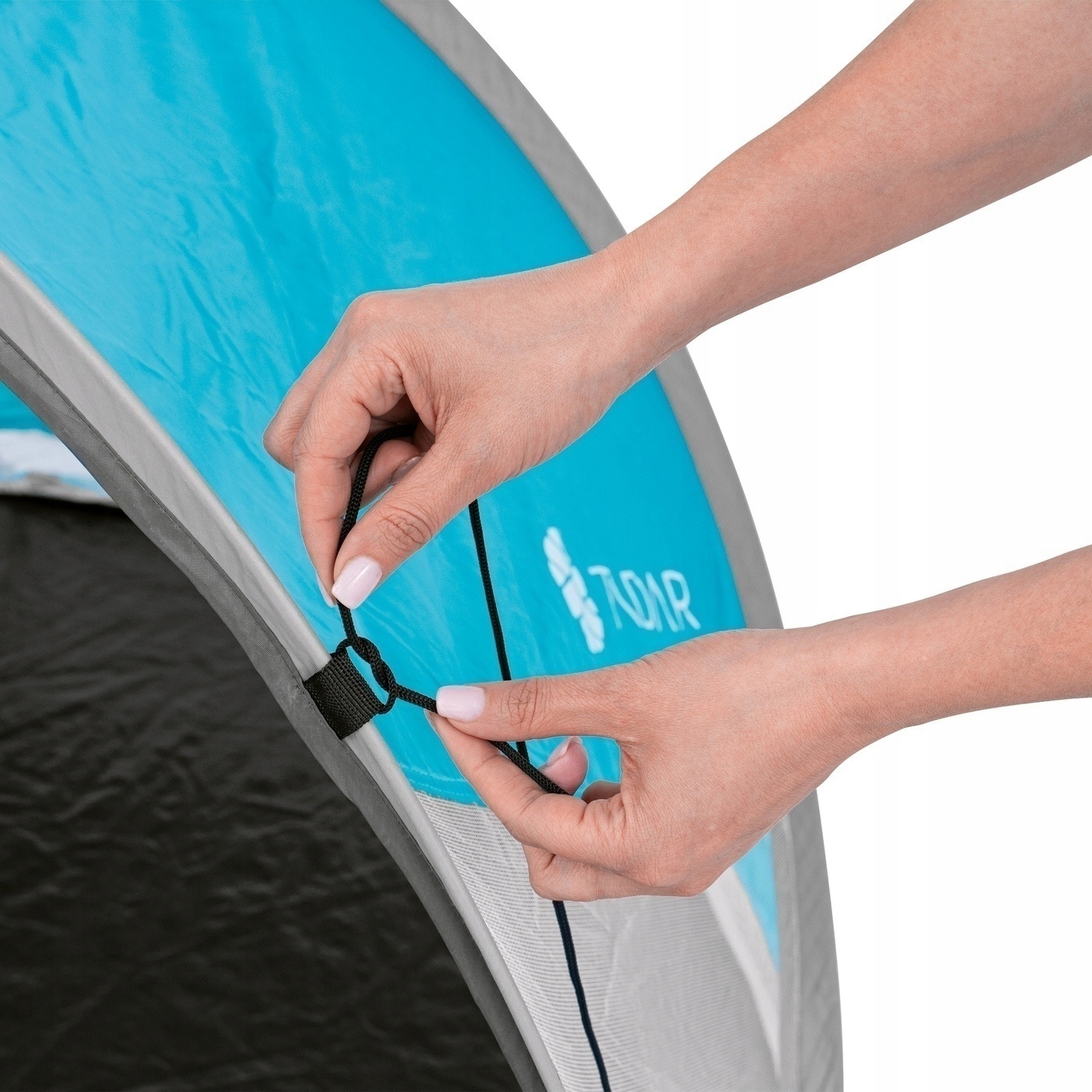 SAMOROZKŁADAJĄCY NAMIOT PLAŻOWY dla dzieci namiot OGRODOWY PARAWAN UV Kolor dominujący odcienie niebieskiego