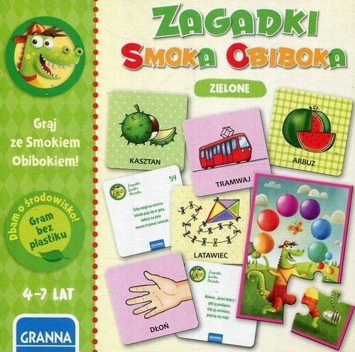 

Gra Zagadki Smoka Obiboka Zielone Granna