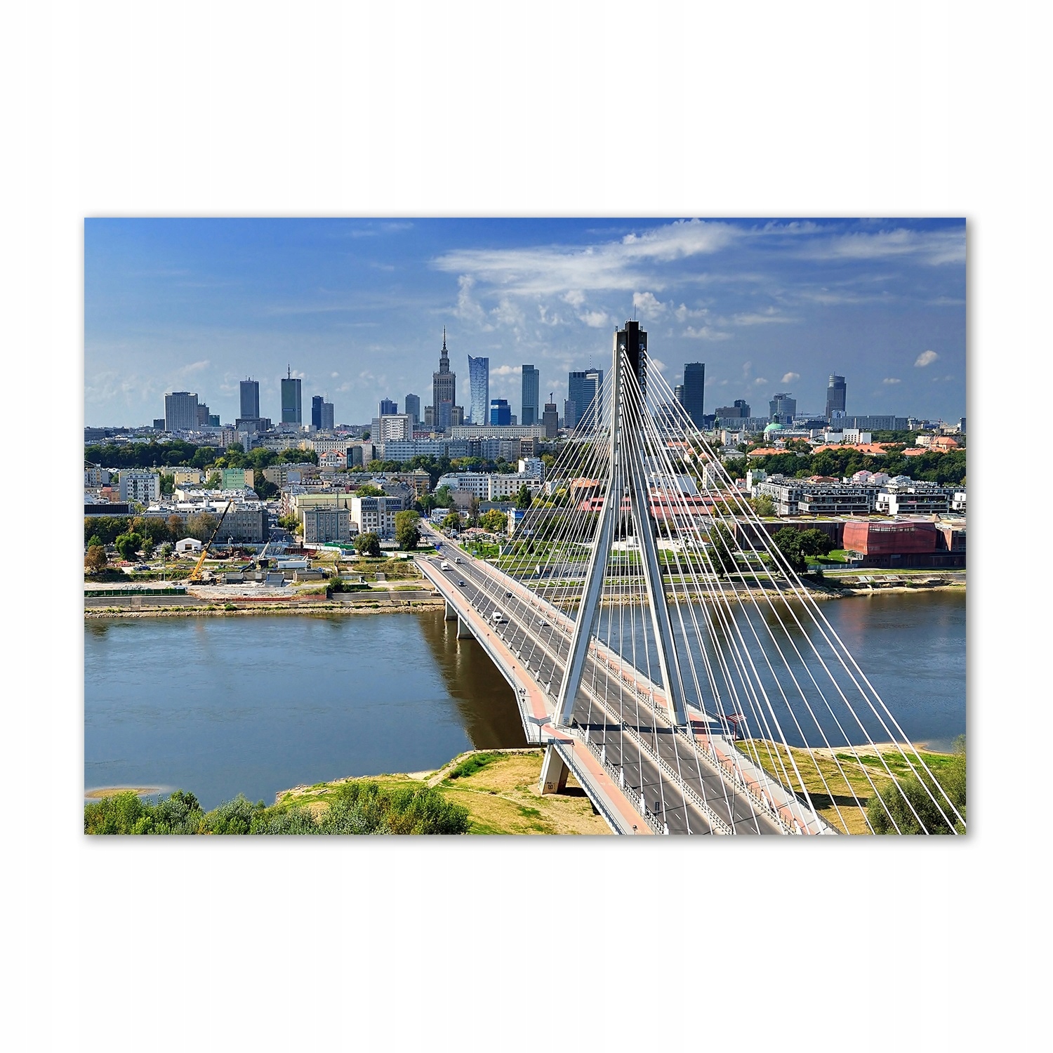 

Foto obraz szkło akryl Warszawa Polska 100x70cm