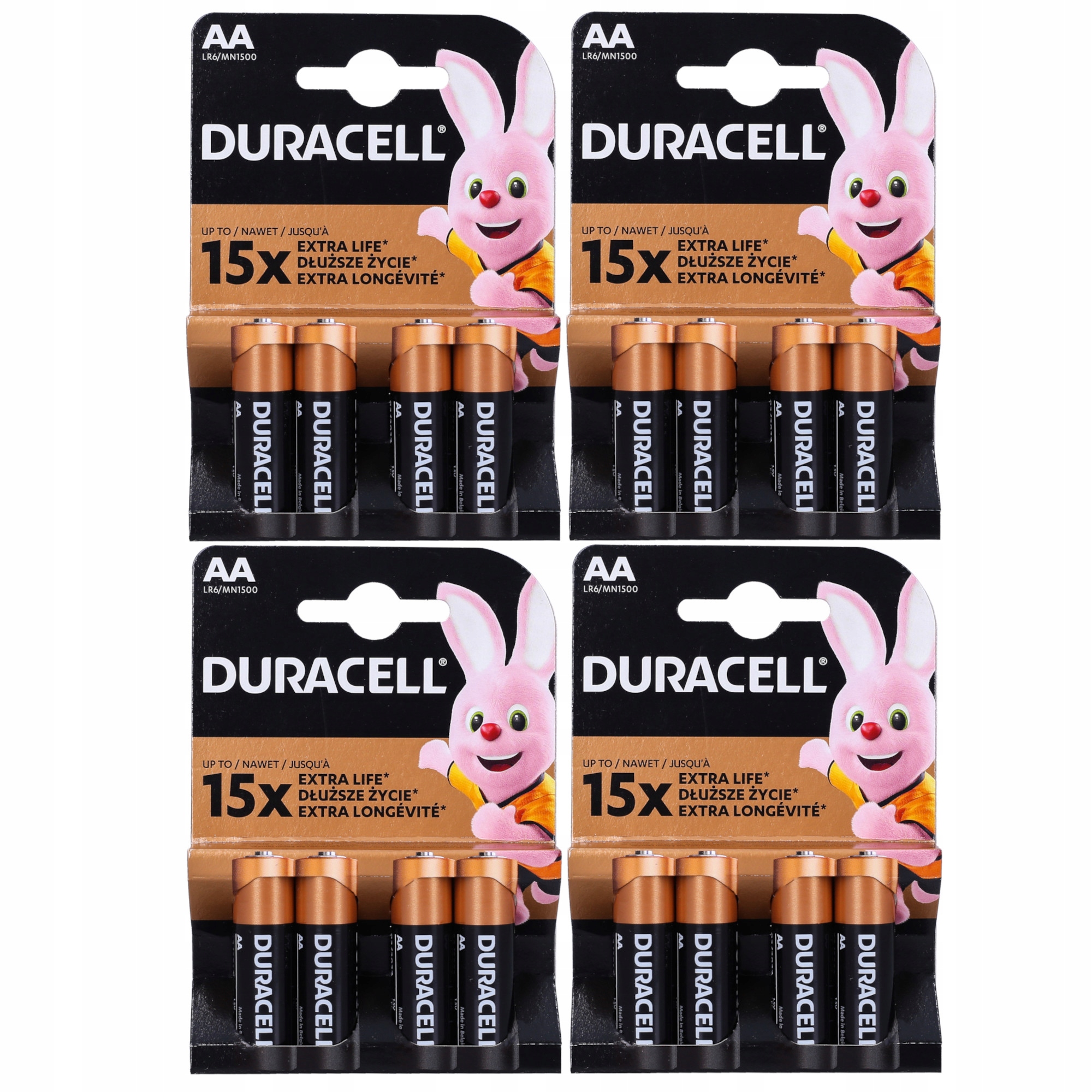 16x AKUMULATORKI PALUSZKI NIKLOWE DURACELL DURALOCK HR6 R6/AA 2800mAh 1 ...