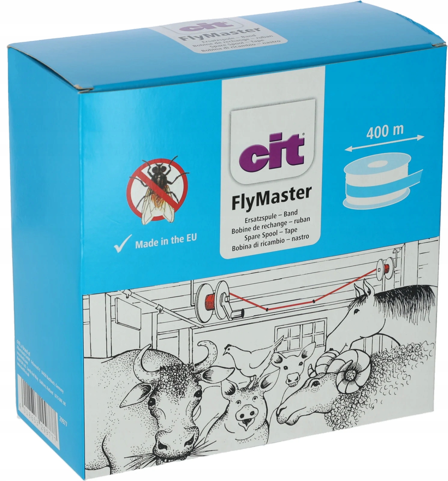 Taśma Lepowa FlyMaster 400m Skuteczna Pułapka na Muchy Cit