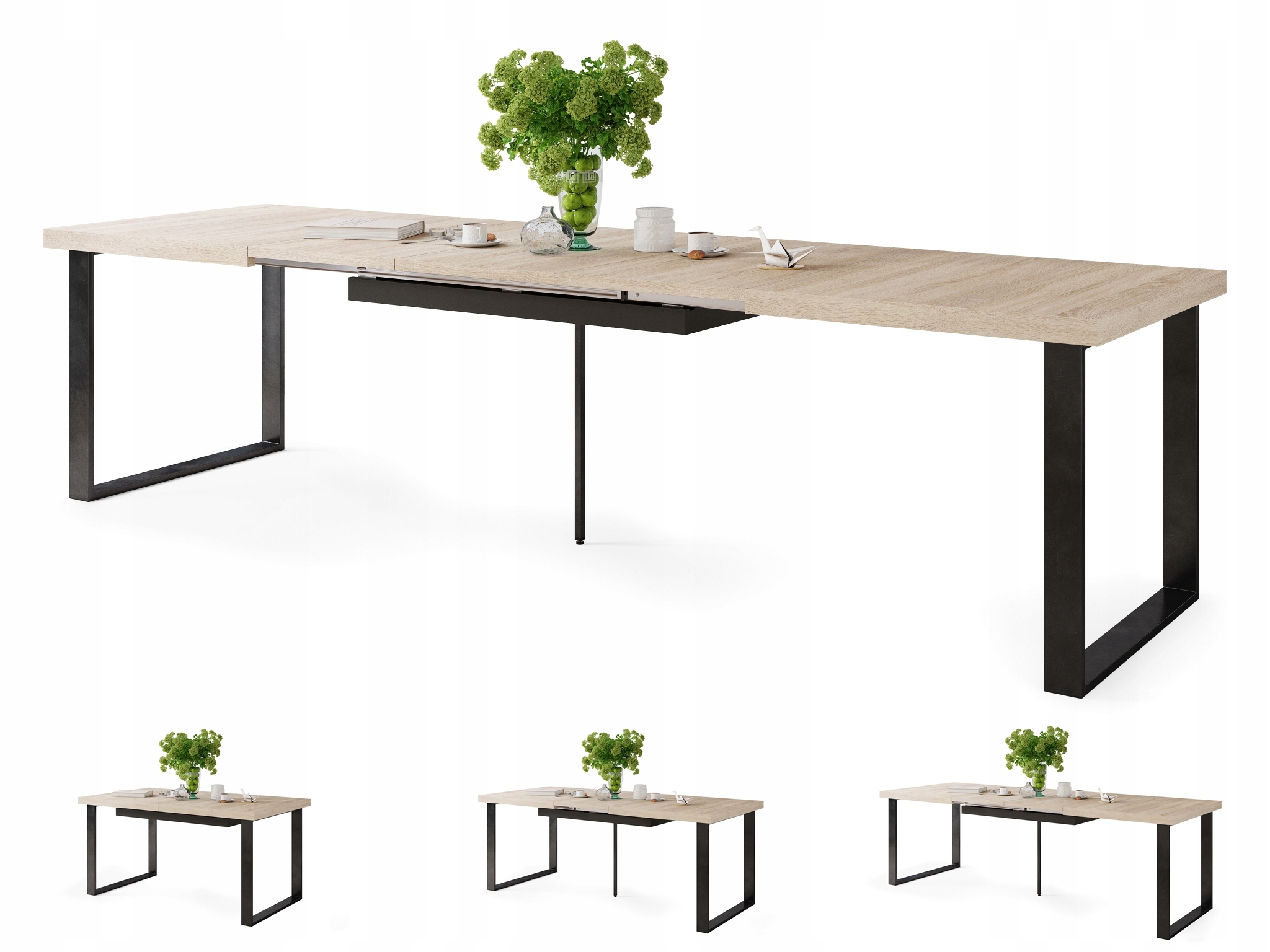 

Avella Dąb Sonoma Duży Stół Rozkładany Do 310 cm!