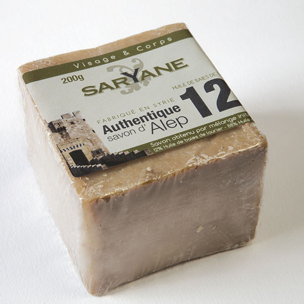 

Mydło Aleppo 200g 12% ol. laur. 88% oliwy Saryane