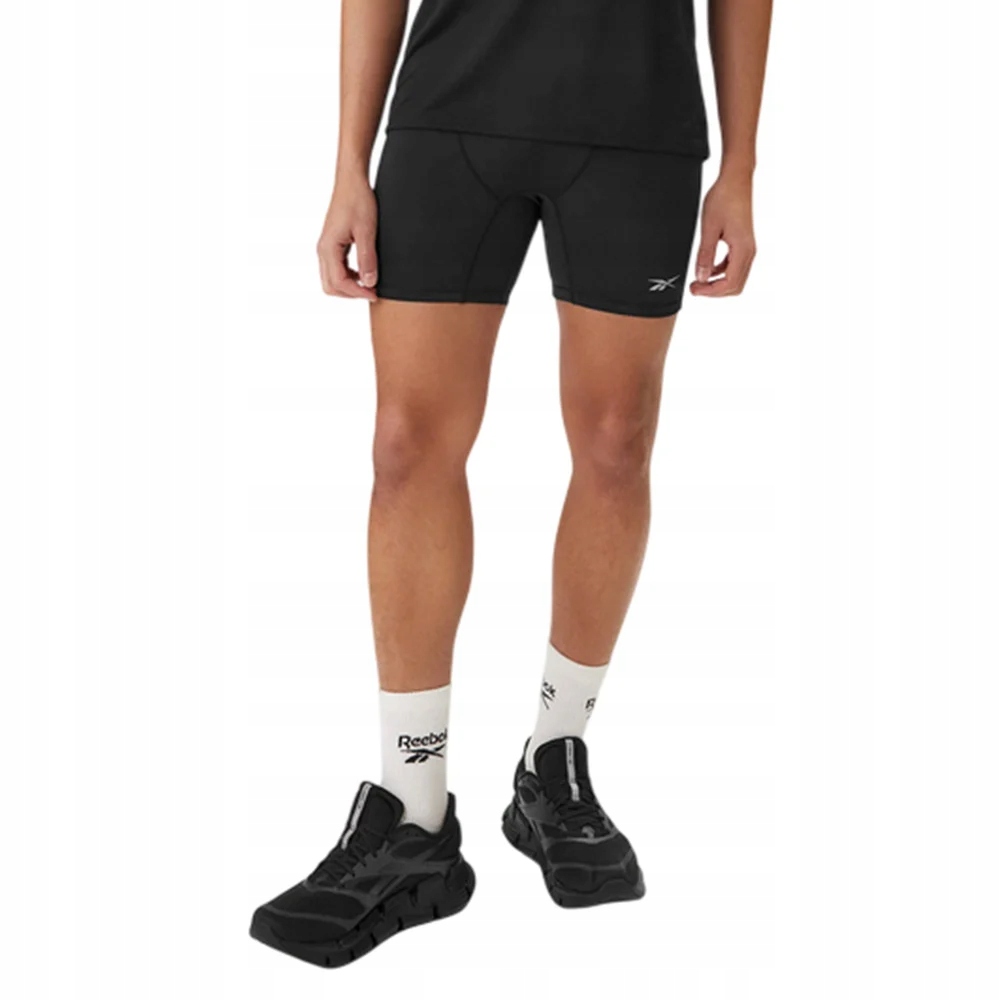 Spodenki męskie Reebok Slim Fit Czarne (RK25600CCM-100003) S