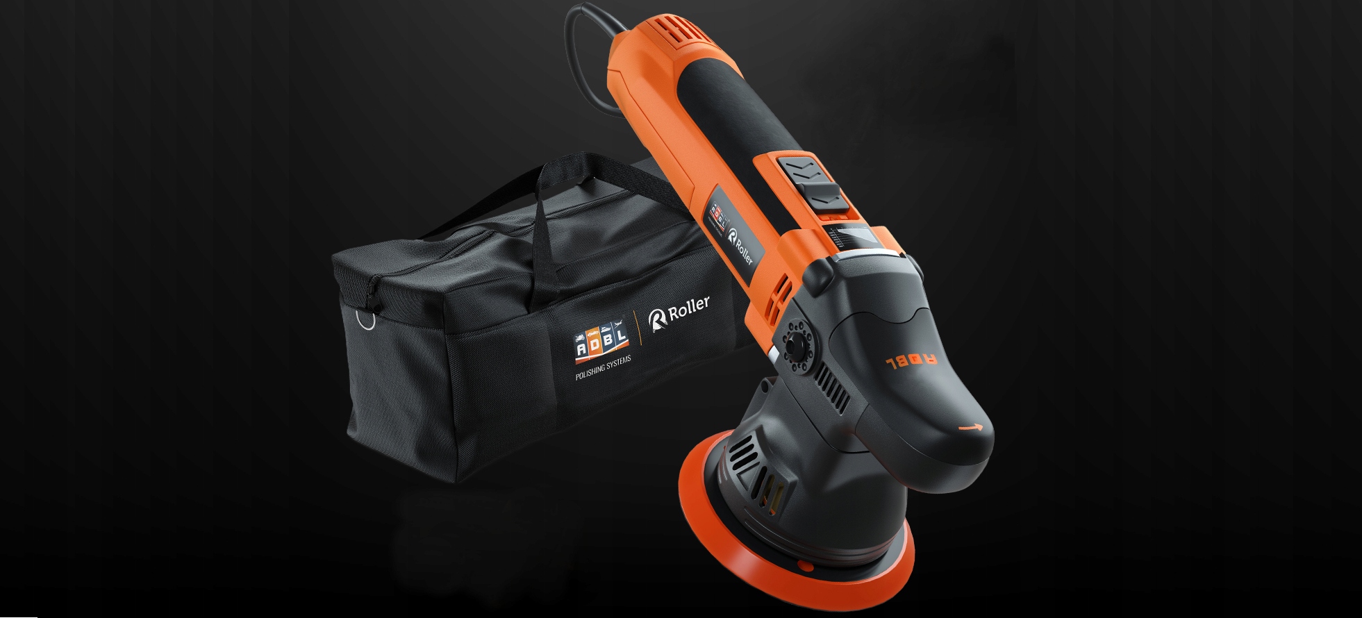 ADBL Roller D09 POLERKA MASZYNA DLA POCZĄTKUJĄCEGO System mocowania materiału ściernego mocowanie na rzepy