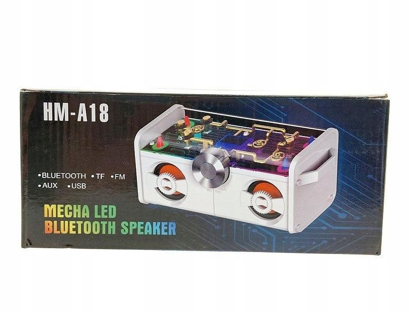 Głośnik Z Radiem Bluetooth Kabel Usb