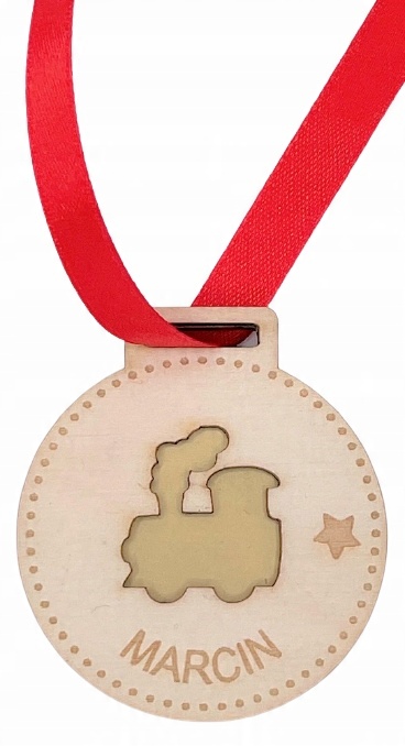 

Medal Zakończenie Roku Szkolnego Twoje Imie opcje