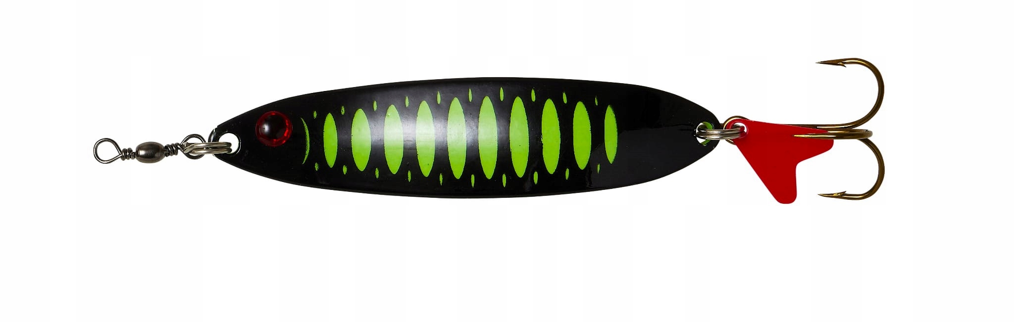 Wahadłówka Dam Standard Spoon Slim 8cm 24g Fluo Green/black Uv