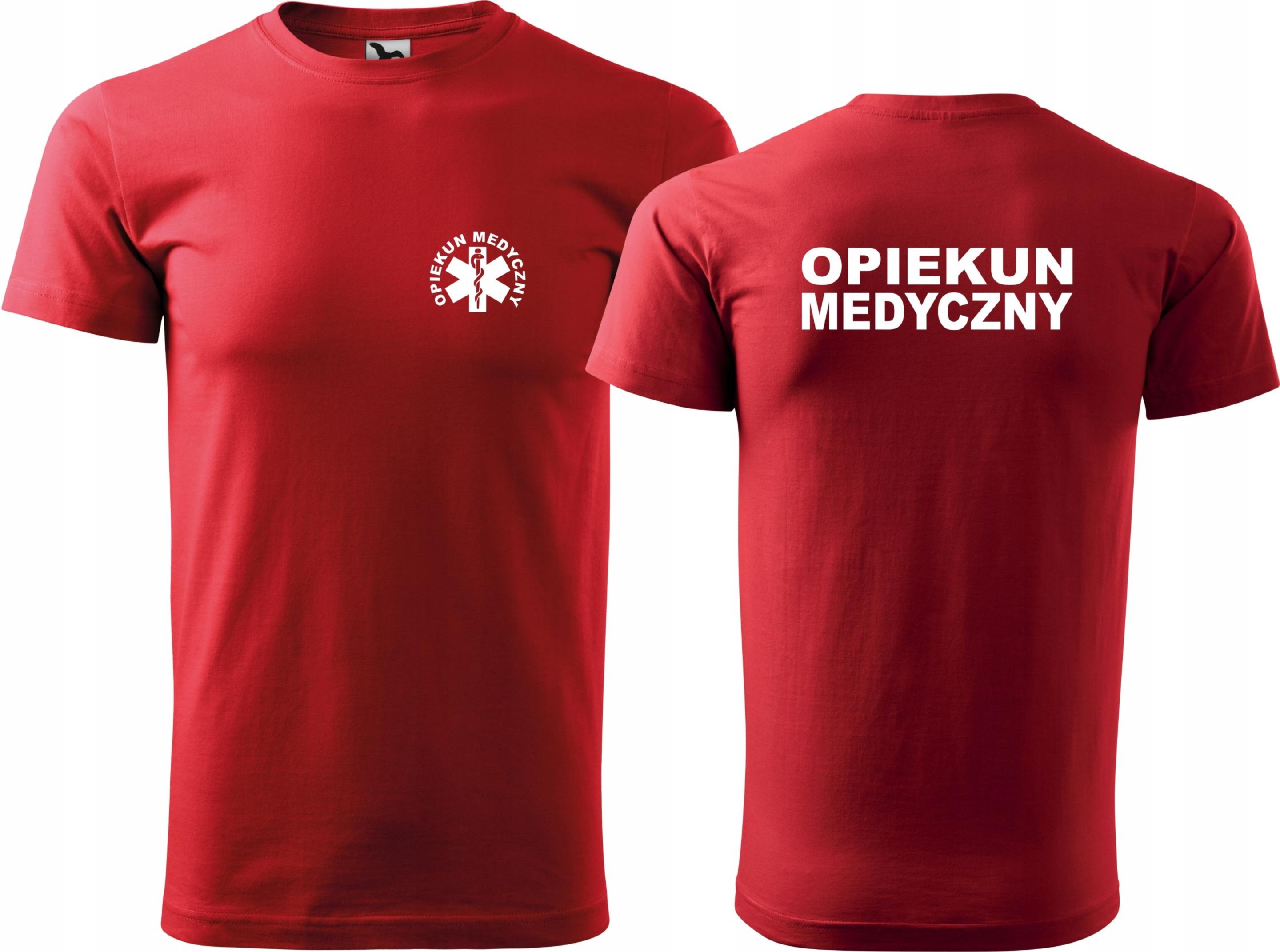 

Medyczna koszulka nadruk Opiekun Medyczny r. 3XL