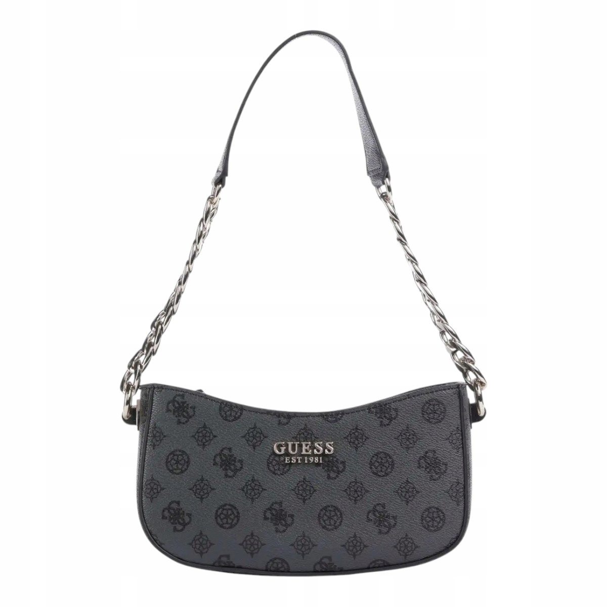 Guess Dámská Kabelka Evelune Top Zip Shoulder Bag Šedá