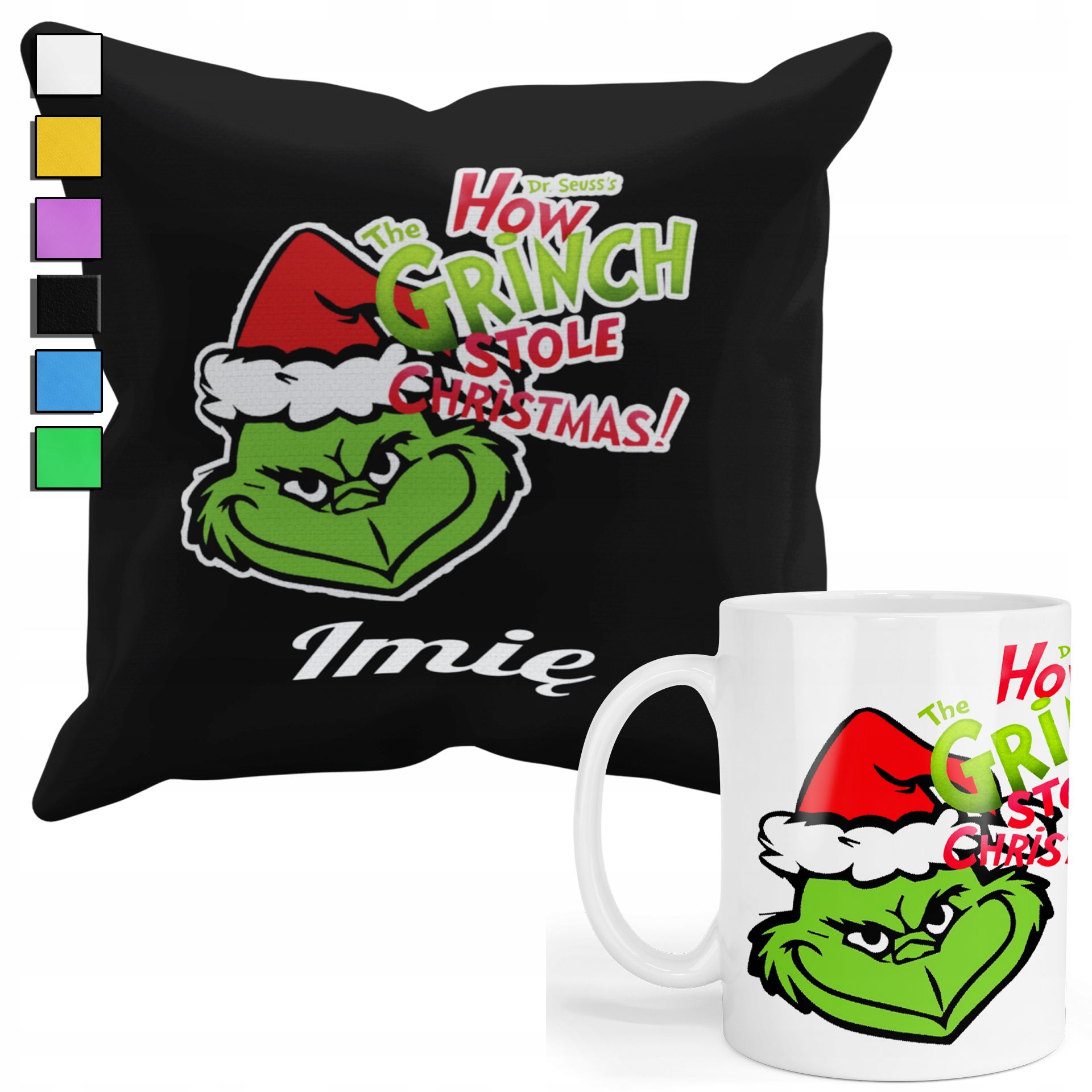 Sada Hrnku Polštář S Povlakem Dárek Jméno