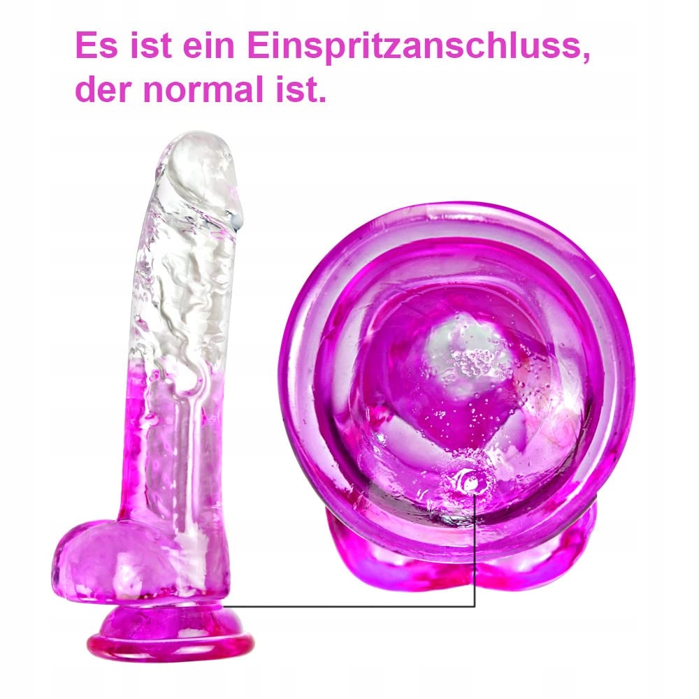 NATUR 19cm Realistyczny Dildo G-Spot Z Przyssawką Dla Kobiet i Par — miniatura 6