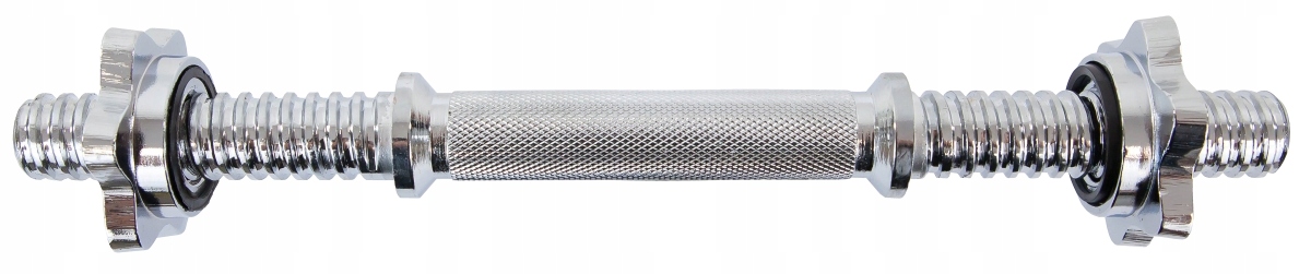 GRYF krótki do hantli 35cm 25mm ŚRUBOWY gwintowany Waga 1x 2 kg