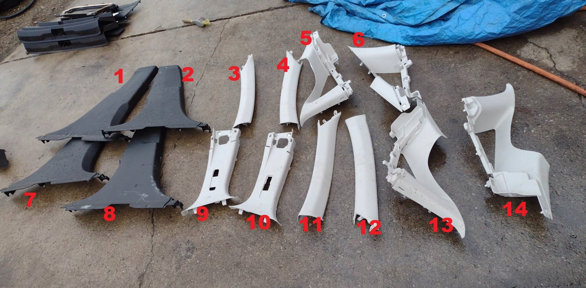 ОБЛИЦЮВАННЯ КРИШКА СТІЙКИ ПЛАСТИК RENAULT ARKANA