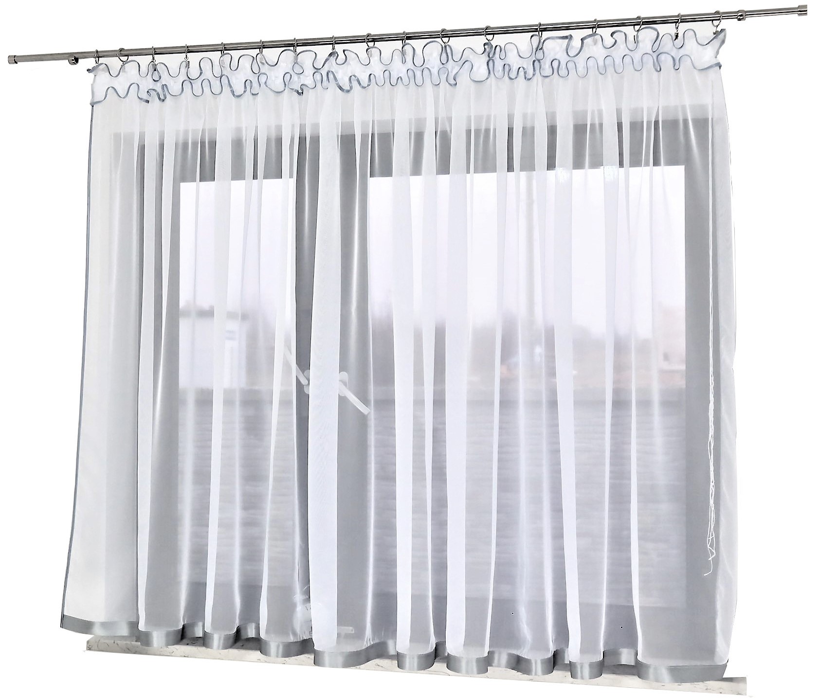 

Firana gotowa 300x150 lamówka prosta