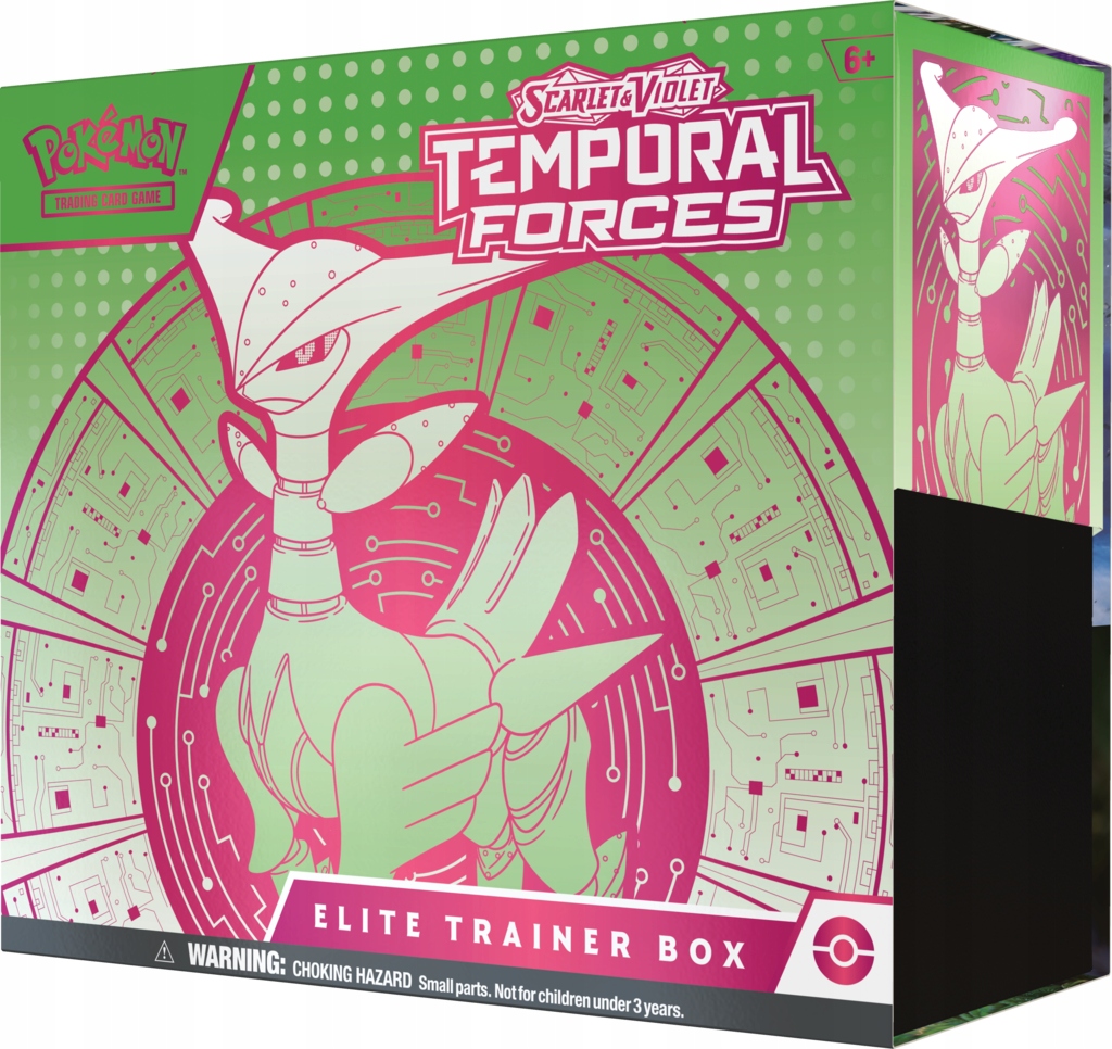 Pokémon TCG: Scarlet & Violet - Temporal Forces Elite Trainer Box Iron Leav Typ Dodatek