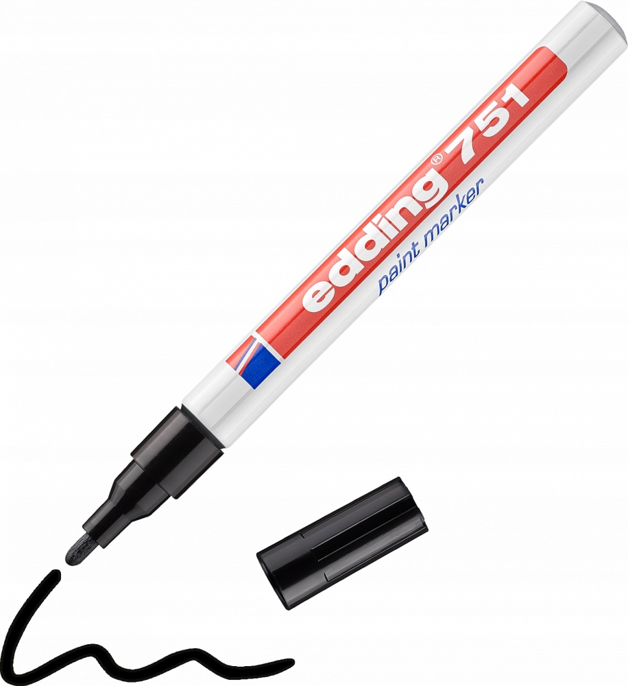 

Marker Olejowy Olejny Edding 751 Czarny