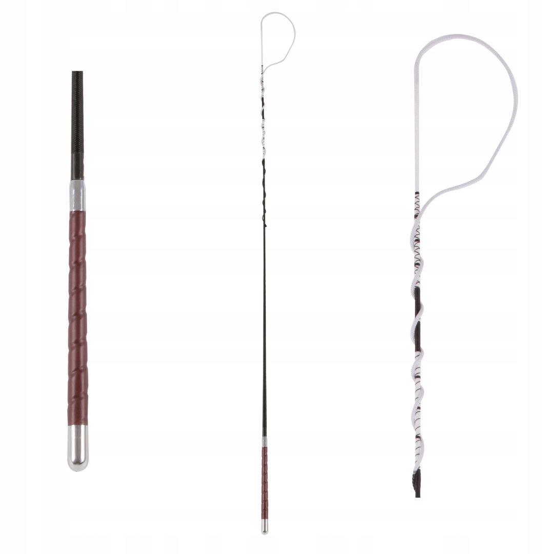 Bat do powożenia z rączką skórzaną Waldhausen 160cm
