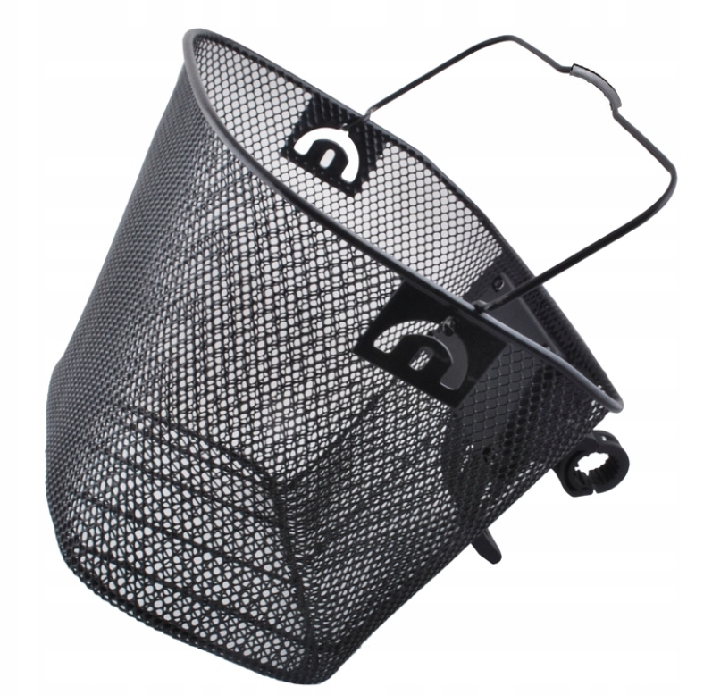 DUŻY KOSZYK NA ROWER METALOWY ROWEROWY KOSZ CLICK Waga 900 g