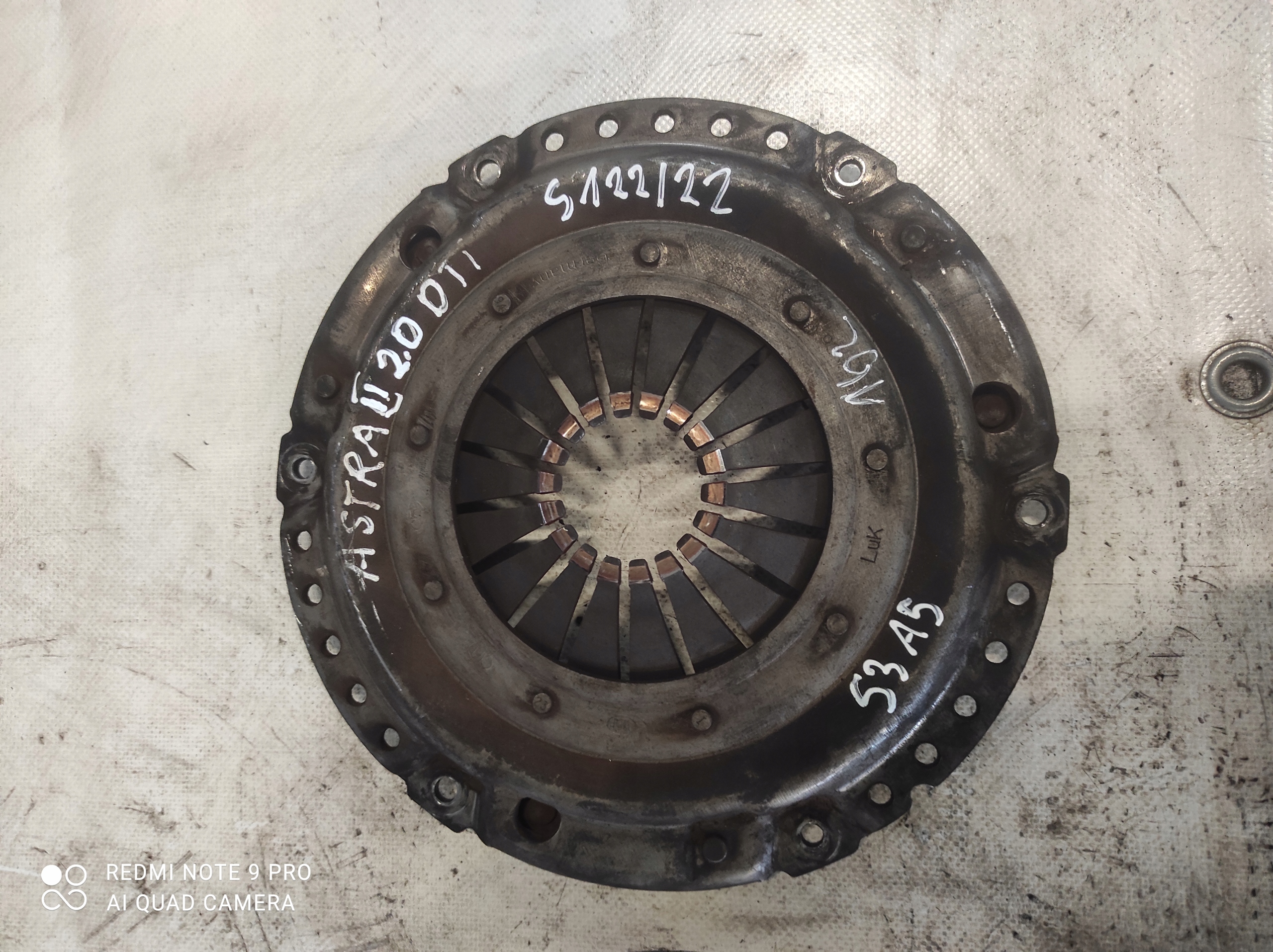 Disque Embrayage+de pression Opel Astra II G 2.0 Diesel