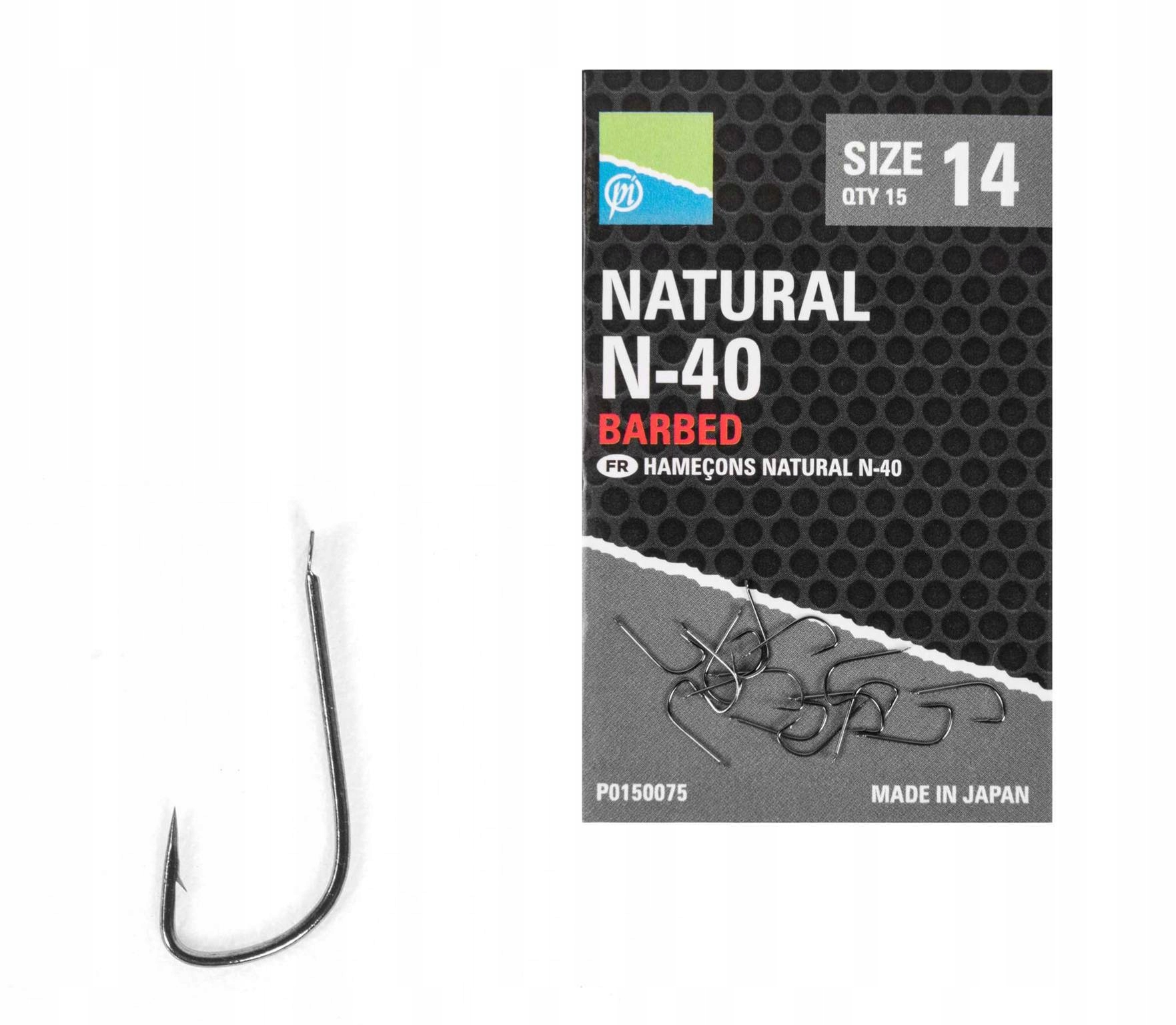 Haczyki Preston Natural N-40-18