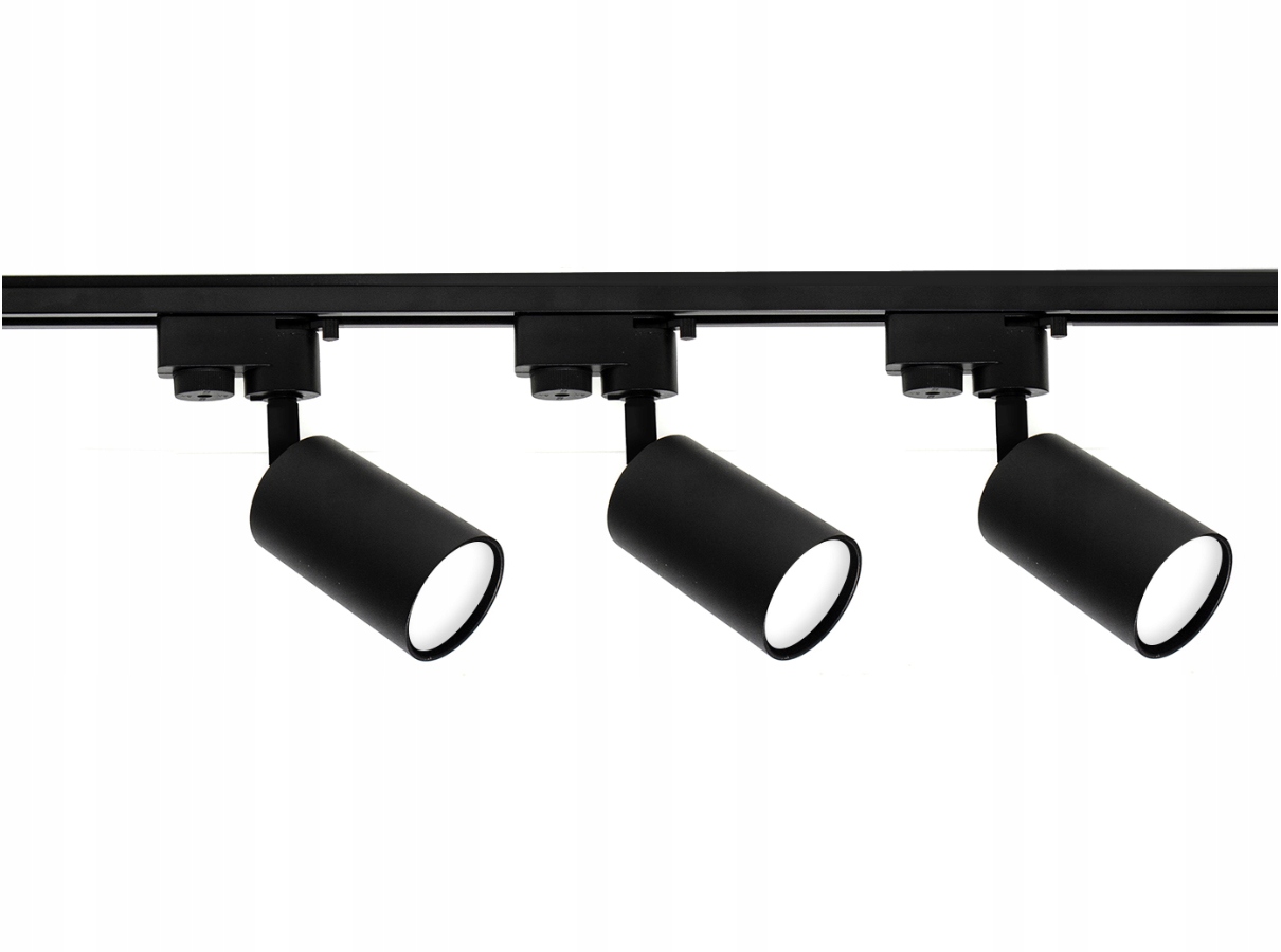 

Zestaw Szynoprzewód Szyna 1m 3x Lampa GU10 Led