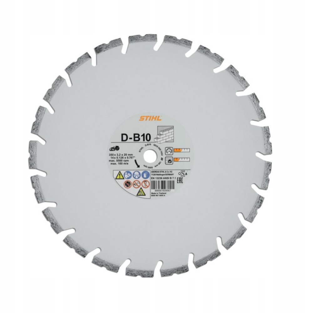 350 STIHL алмазный диск для бетона D-B10 TS420