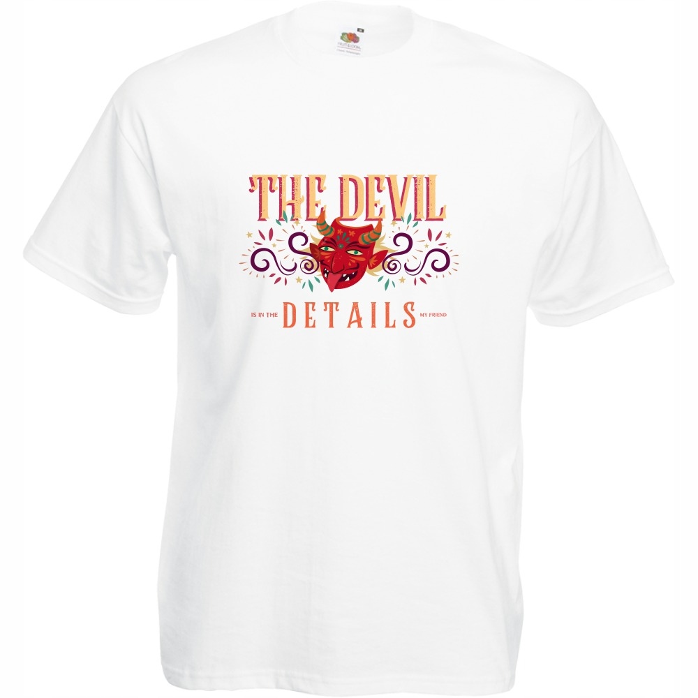 

Koszulka the devil details XL biała