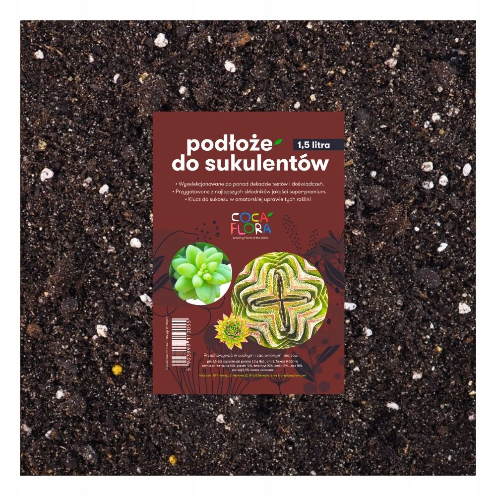 

Podłoże ziemia mix dla Sukulentów Premium