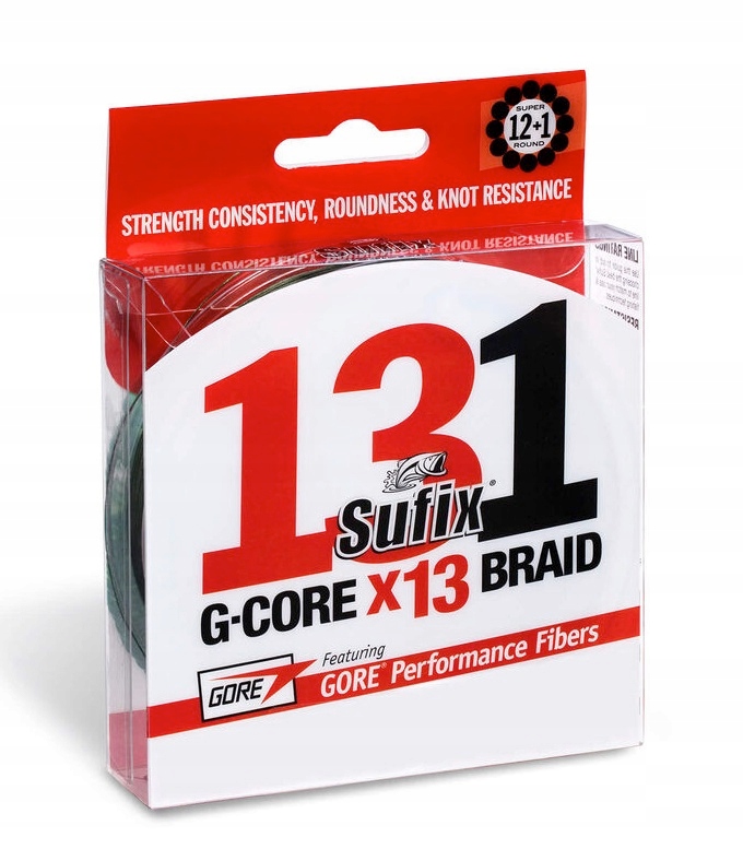 Sufix Plecionka 131 Braid Vis Green 0,205MM 150M 13 Włókien