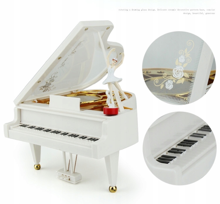 POZYTYWKA MASZYNY PIANINO Z BALETNICA Efekty dźwiękowe