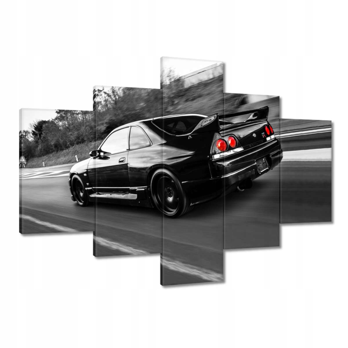 Obrazy 100x70 Černý Nissan Gtr Sport