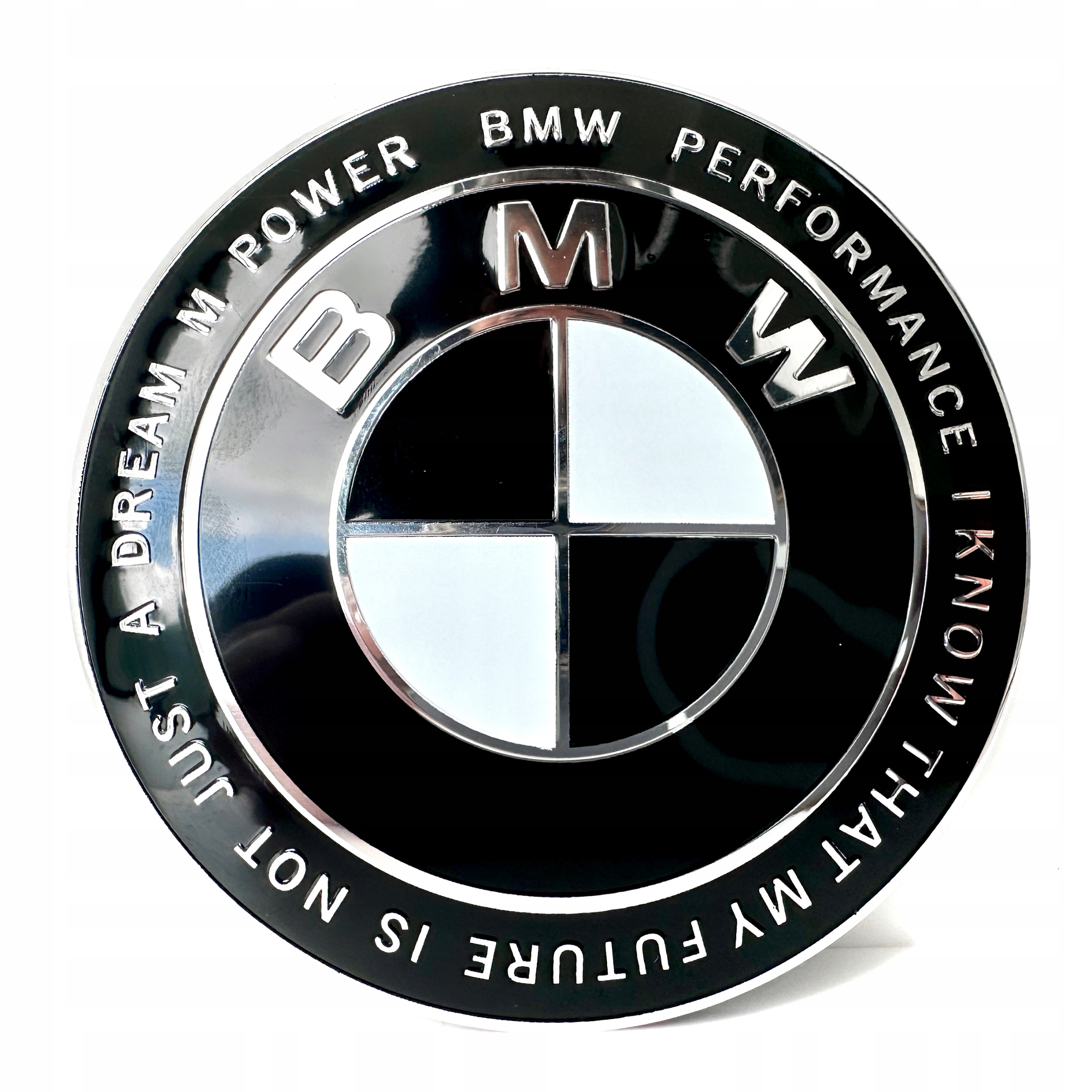 Bmw M Performance emblemat znaczek logo 82 mm czarny
