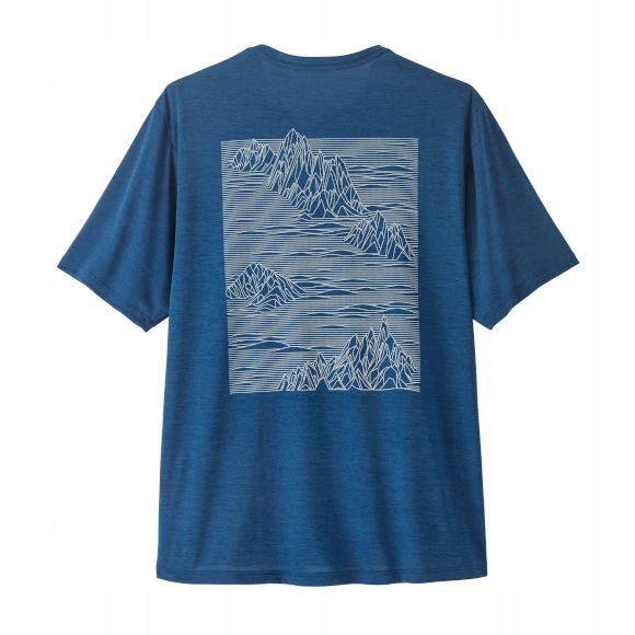 Koszulka męska Patagonia Cap Cool Daily Shirt Strataspire Clement Blue: M