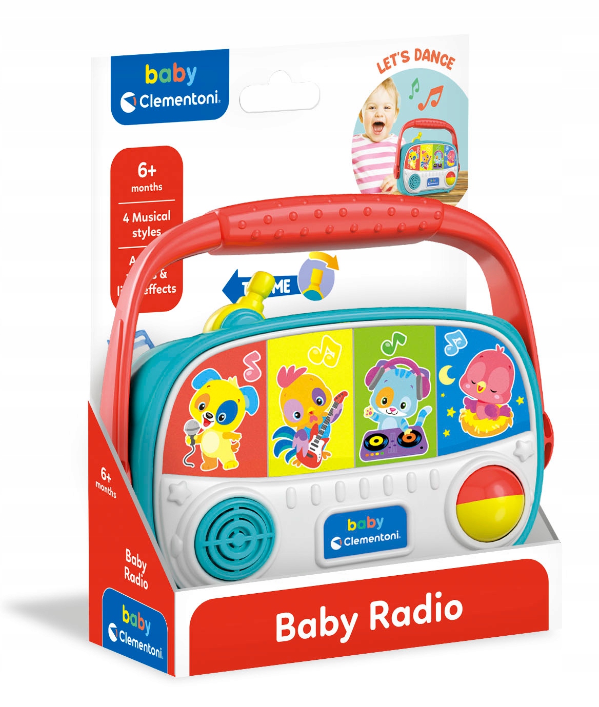 BABY RADIO NAJMŁODSZYCH INTERAKTYWNE 10mies.+