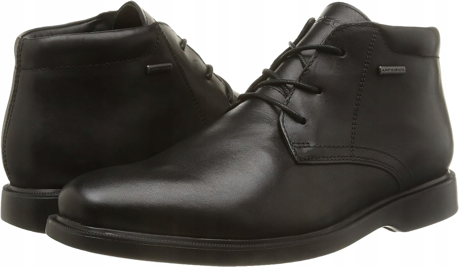 Geox Pánské Kotníkové Boty Černé Kožené 41 1ŽHM