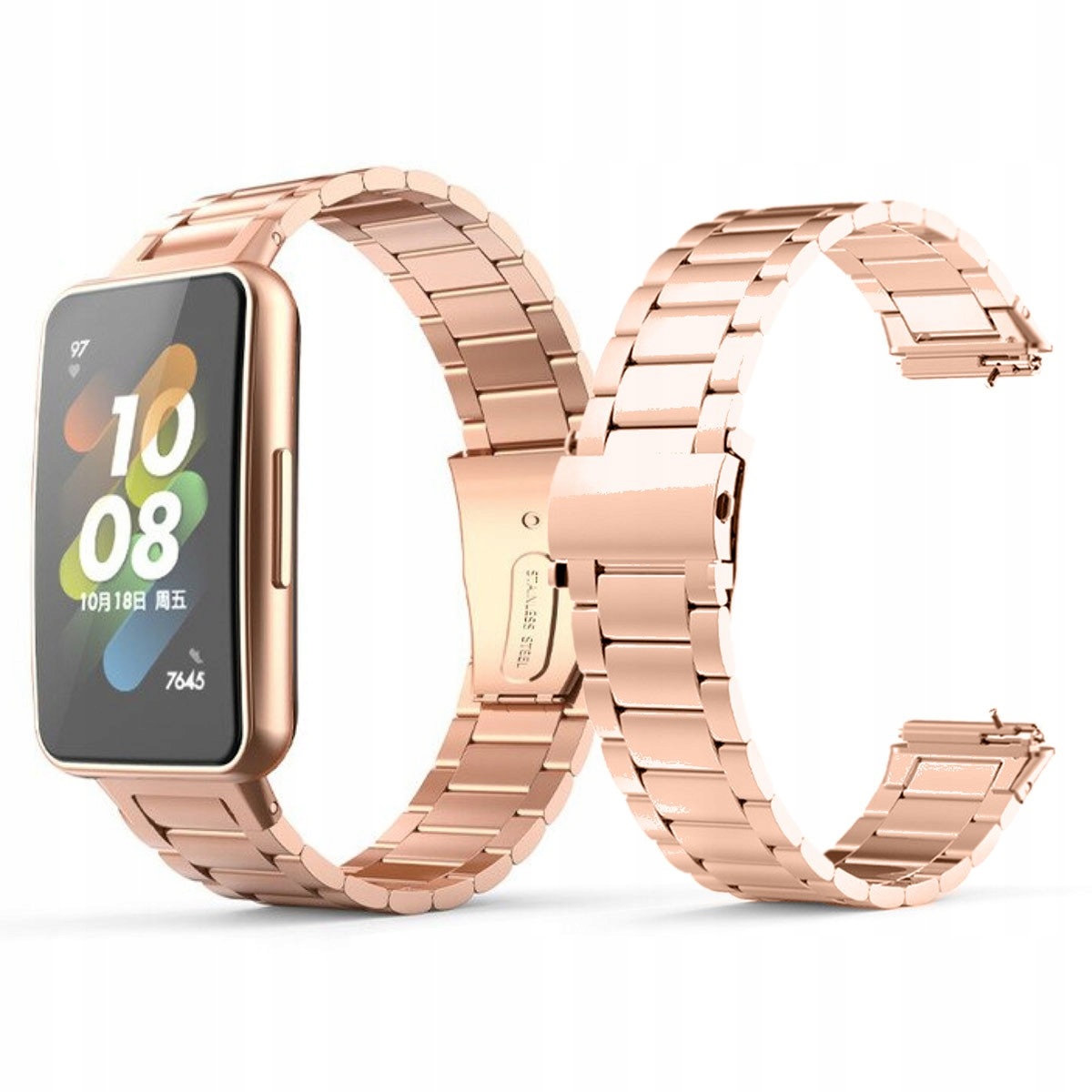 

Metalowa Bransoleta Pasek Do Huawei Band 7, Stal