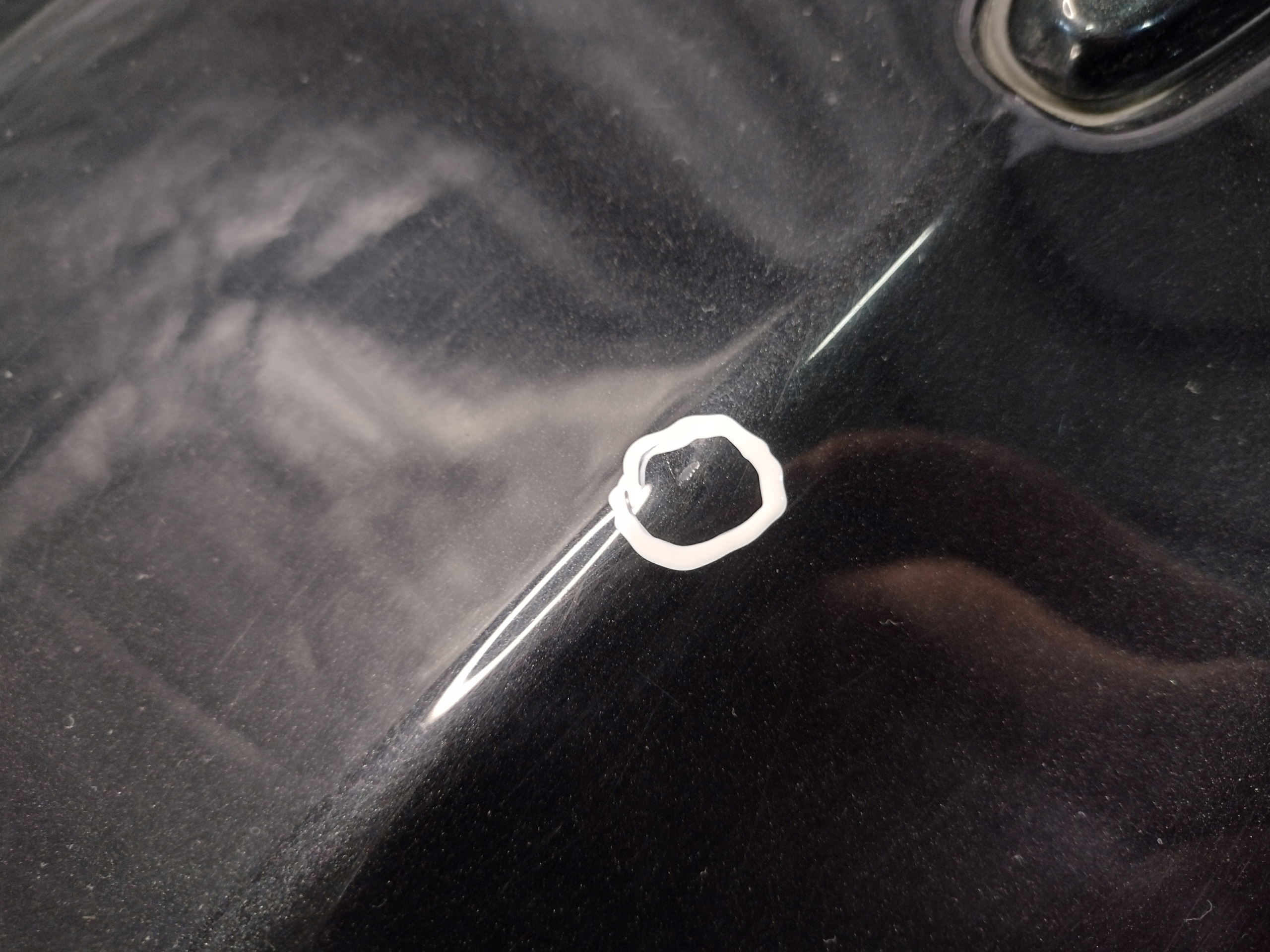 Tür links heck BMW E90 lift k: 475 (Black Sapphire)
