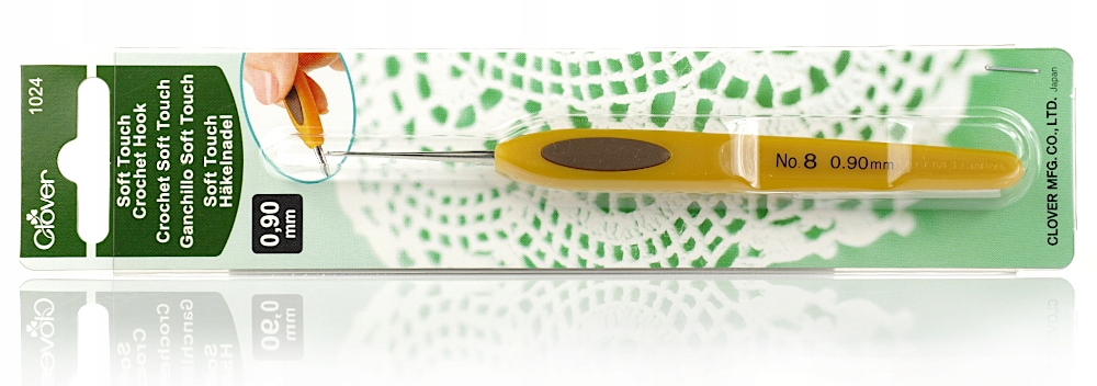 Szydełko Z Rączką Clover Soft Touch Rozmiar 0,9MM