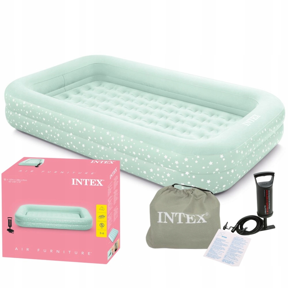 Materac dmuchany jednoosobowy Intex 66810 dla dzieci