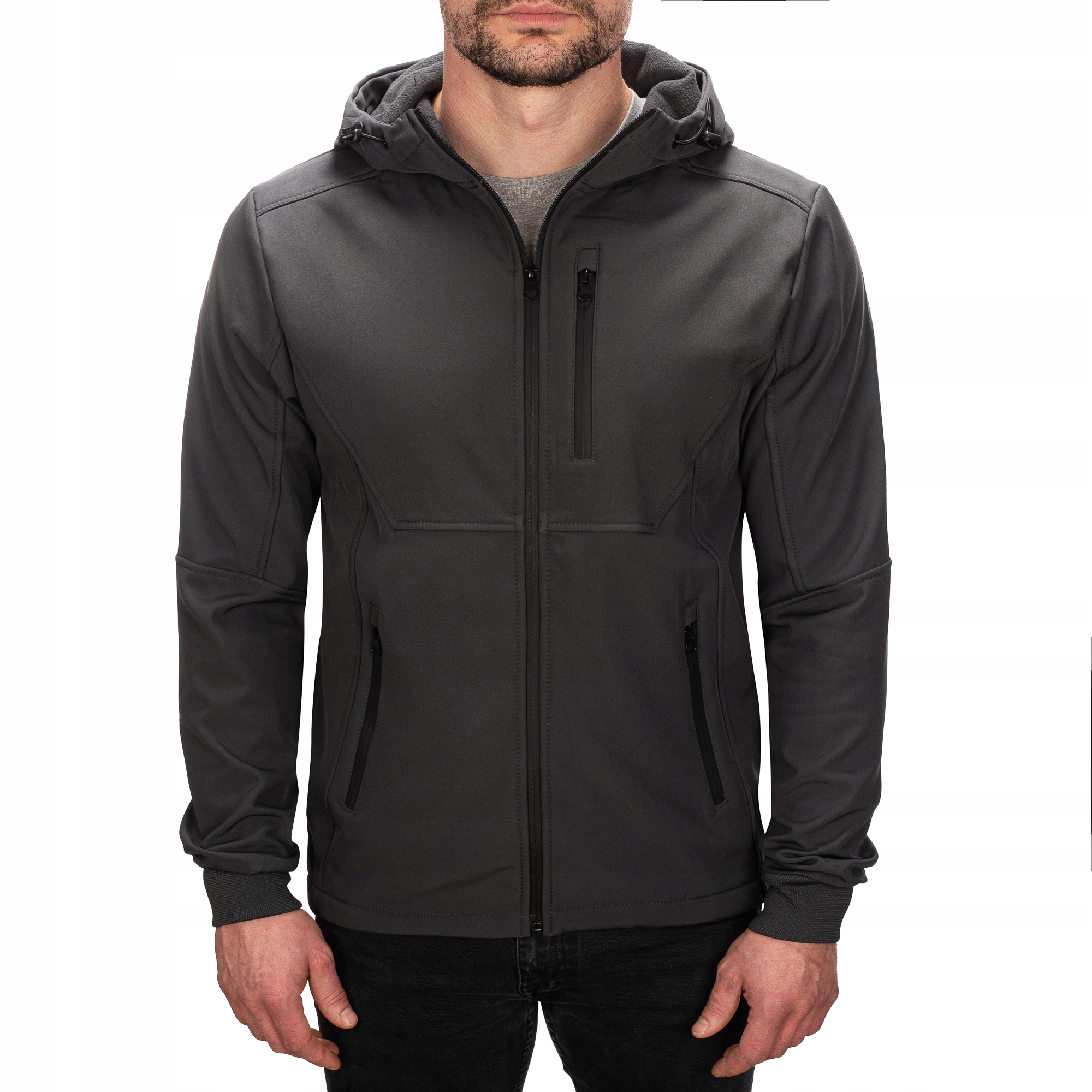 B6529-5 roz. XL MĘSKA KURTKA SOFTSHELL PRZEJSCIOWY