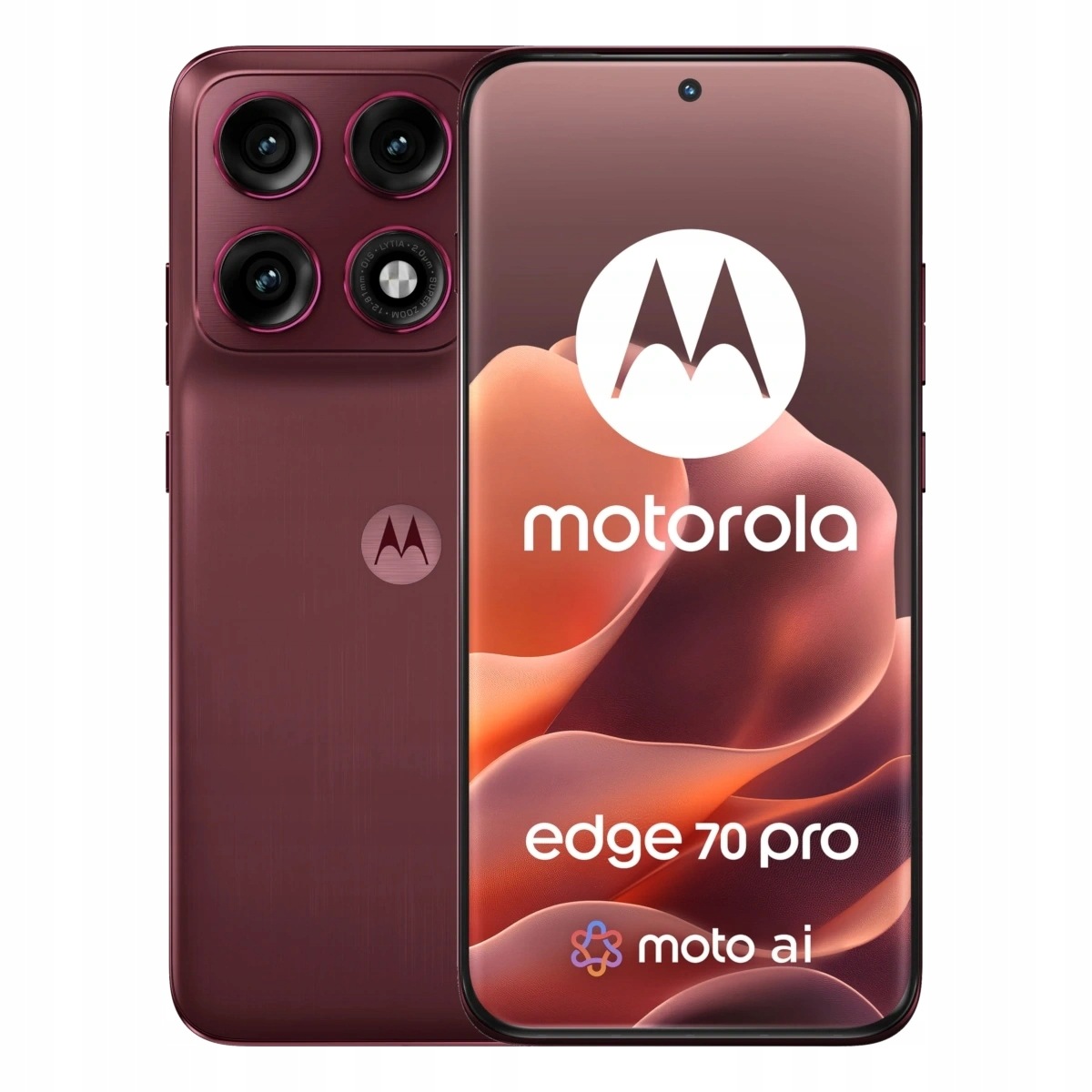 Telefon Motorola Edge 70 Pro 5G 8/256GB Bordowy Bateria 6500
